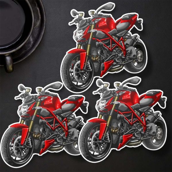 Ducati Streetfighter 848 Stickers Ducati Red Merchandise & Clothing Motorcycle Apparel