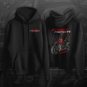 Ducati Streetfighter V4 Hoodie 2020-2022 Ducati Red Merchandise & Clothing Motorcycle Apparel