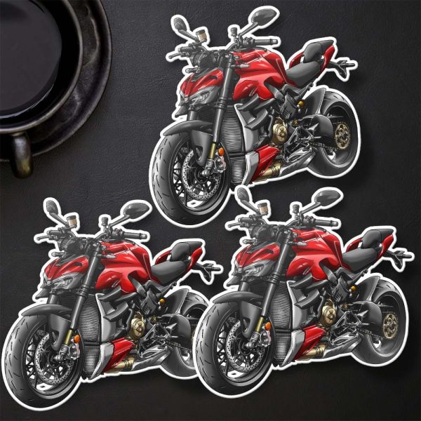 Ducati Streetfighter V4 Stickers 2020-2022 Ducati Red Merchandise & Clothing Motorcycle Apparel