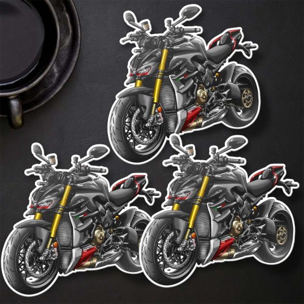 Ducati Streetfighter V4 Stickers 2023 SP2 Winter Test Merchandise & Clothing Motorcycle Apparel