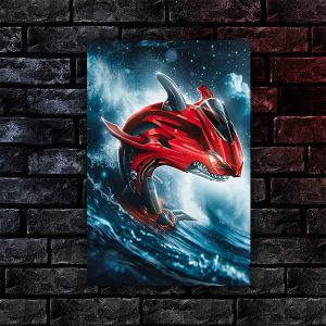 Motorcycle Poster Ducati Panigale V2 Shark Merchandise & Clothing