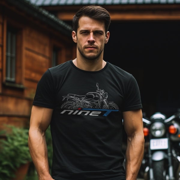 Motorcycle BMW R nineT Scrambler T-shirt Merchandise & Clothing