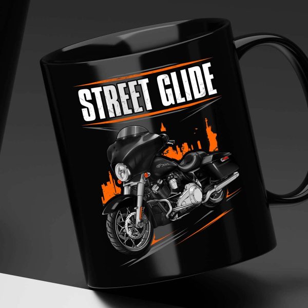 Harley-Davidson Street Glide Mug 2006-2020 Vivid Black Clothing & Merchandise