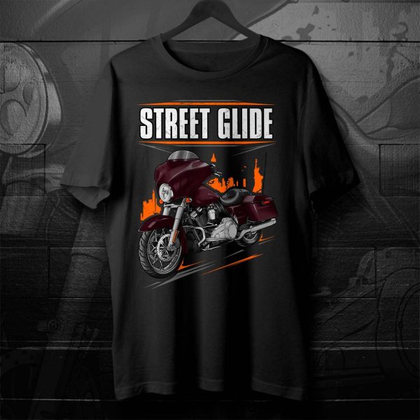 Harley-Davidson Street Glide T-shirt 2006 Black Cherry Clothing & Merchandise