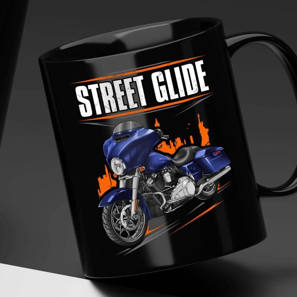 Harley-Davidson Street Glide Mug 2007 Deep Cobalt Pearl Clothing & Merchandise