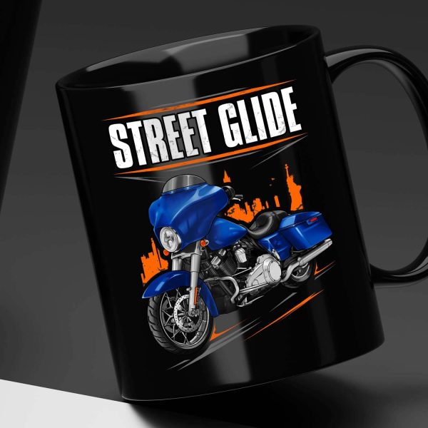 Harley-Davidson Street Glide Mug 2007 Pacific Blue Denim Clothing & Merchandise