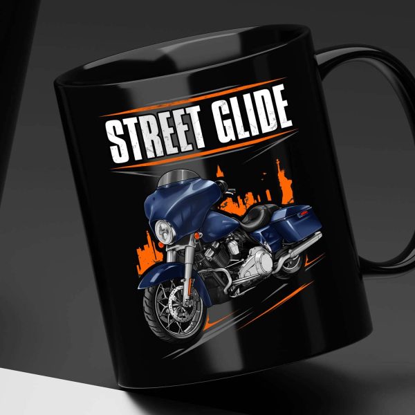 Harley-Davidson Street Glide Mug 2008-2009 Dark Blue Pearl Clothing & Merchandise