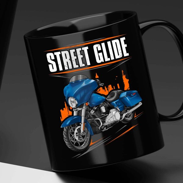 Harley-Davidson Street Glide Mug 2008 Dark Blue Denim Clothing & Merchandise