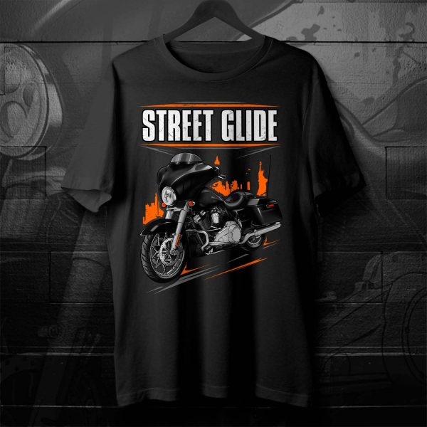 Harley-Davidson Street Glide T-shirt 2009-2014 Black Denim Clothing & Merchandise