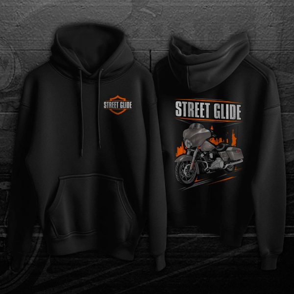 Harley-Davidson Street Glide Hoodie 2009 Pewter Pearl Clothing & Merchandise