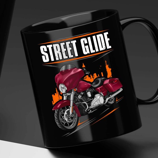 Harley-Davidson Street Glide Mug 2009 Red Hot Denim Clothing & Merchandise
