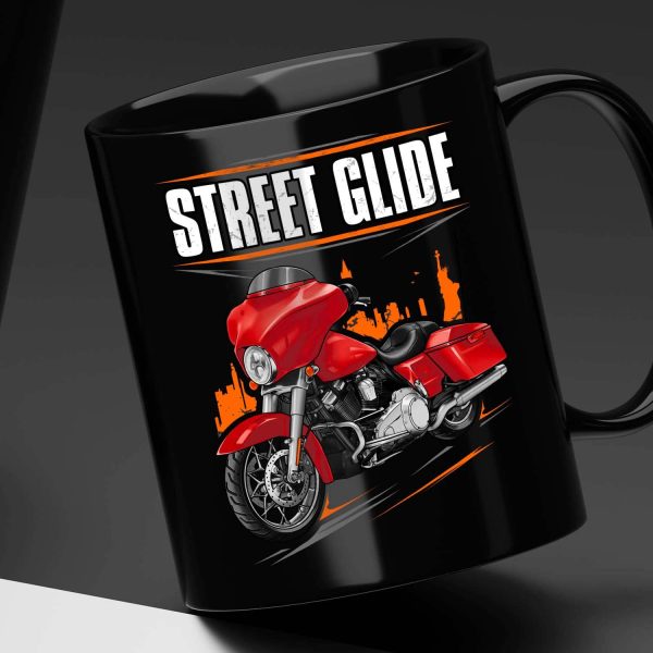Harley-Davidson Street Glide Mug 2010-2011 Scarlet Red Clothing & Merchandise