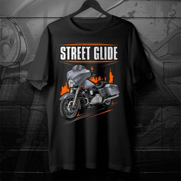 Harley-Davidson Street Glide T-shirt 2010 Brilliant Silver Pearl Clothing & Merchandise