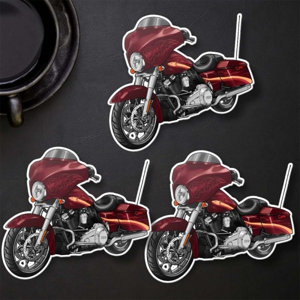 Harley-Davidson Street Glide CVO Stickers 2010 Spiced Rum & Gold Leaf Graphics Merchandise & Clothing
