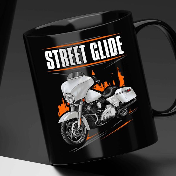 Harley-Davidson Street Glide Mug 2011 White Hot Denim Clothing & Merchandise