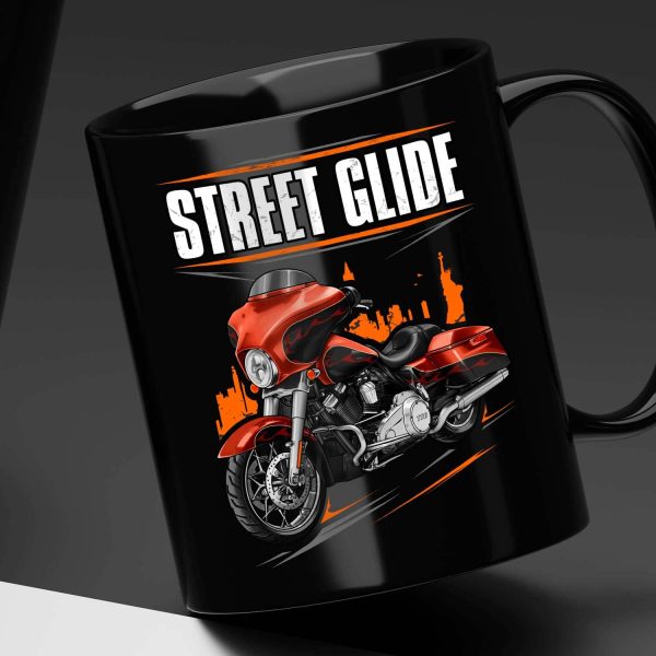 Harley-Davidson Street Glide CVO Mug 2012 Hot Citrus & Antique Gunstock & Phantom Flame Merchandise & Clothing