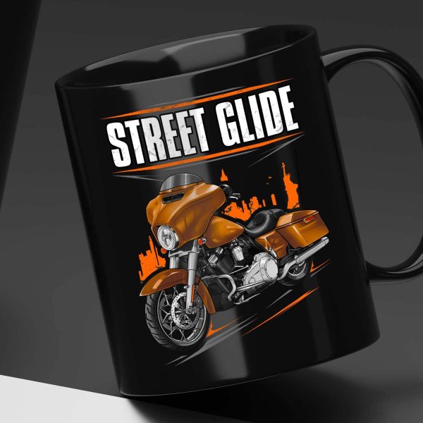 Harley-Davidson Street Glide Special Mug 2014-2016 Amber Whiskey Merchandise & Clothing