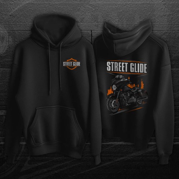 Harley-Davidson Street Glide Special Hoodie 2014-2016 Black Denim Merchandise & Clothing