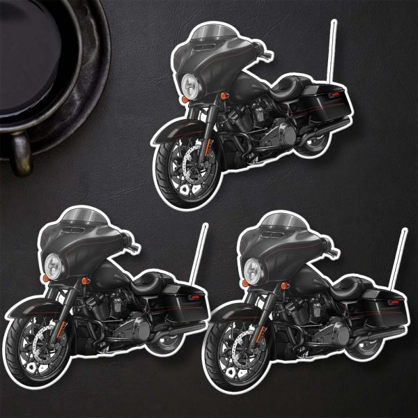 Harley-Davidson Street Glide Special Stickers 2014-2016 Black Denim Merchandise & Clothing
