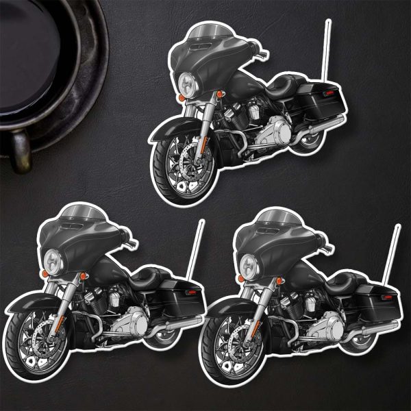 Harley-Davidson Street Glide Special Stickers 2014-2016 Vivid Black Merchandise & Clothing