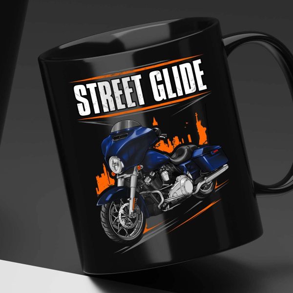Harley-Davidson Street Glide Mug 2014 Big Blue Pearl Clothing & Merchandise