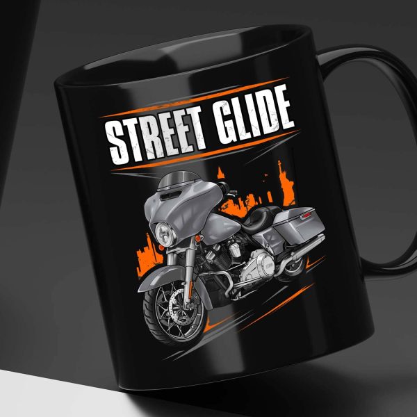 Harley-Davidson Street Glide Mug 2014 Brilliant Silver Pearl Clothing & Merchandise