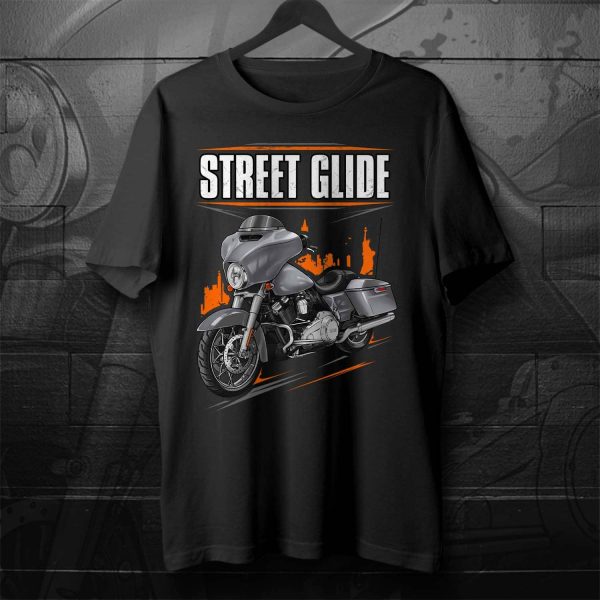 Harley-Davidson Street Glide T-shirt 2014 Brilliant Silver Pearl Clothing & Merchandise