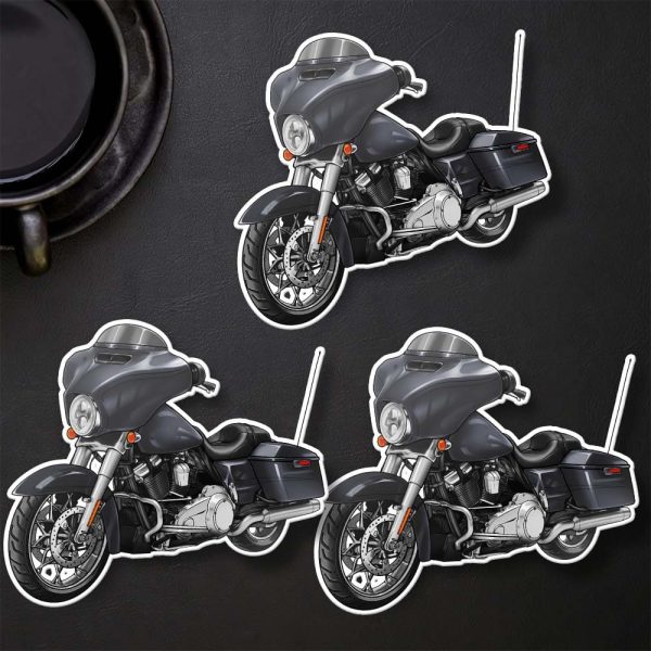 Harley-Davidson Street Glide Special Stickers 2014 Charcoal Pearl Merchandise & Clothing