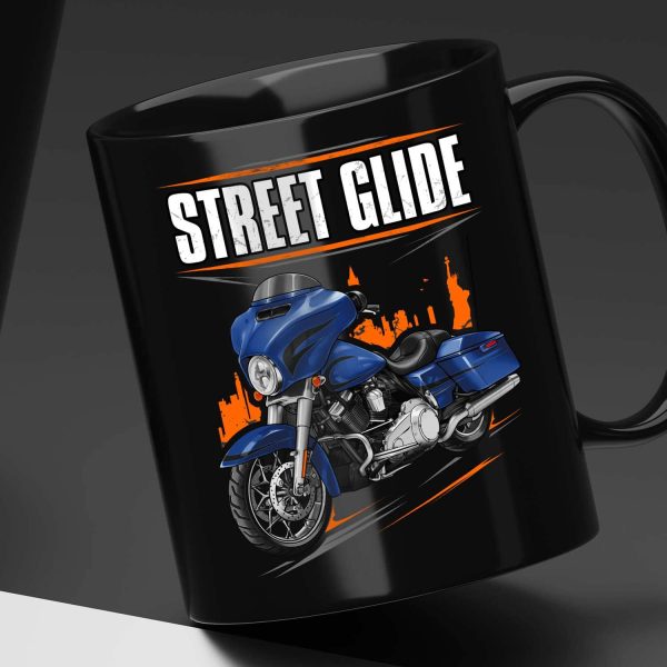 Harley-Davidson Street Glide Mug 2014 Daytona Blue Pearl Clothing & Merchandise