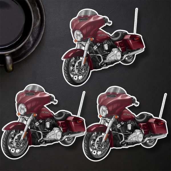 Harley-Davidson Street Glide Special Stickers 2014 Mysterious Red Sunglo Merchandise & Clothing