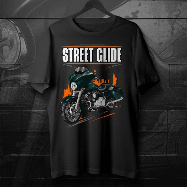 Harley-Davidson Street Glide Special T-shirt 2015-2016 Deep Jade Pearl Merchandise & Clothing