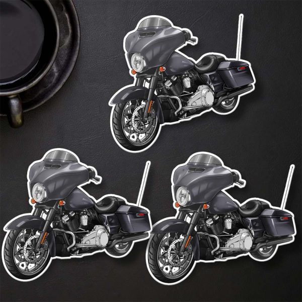 Harley-Davidson Street Glide Special Stickers 2016-2017 Charcoal Denim Merchandise & Clothing