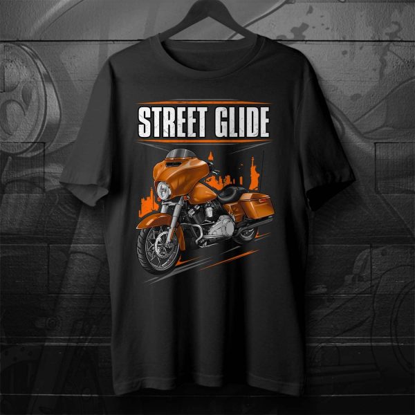 Harley-Davidson Street Glide T-shirt 2016 Amber Whiskey Clothing & Merchandise