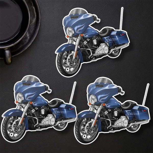 Harley-Davidson Street Glide Special Stickers 2016 Cosmic Blue Pearl Merchandise & Clothing