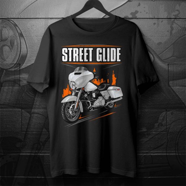 Harley-Davidson Street Glide T-shirt 2016 Crushed Ice Pearl Clothing & Merchandise