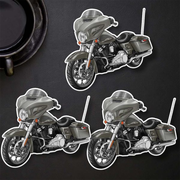 Harley-Davidson Street Glide Stickers 2016 Hard Candy Black Gold Flake Clothing & Merchandise