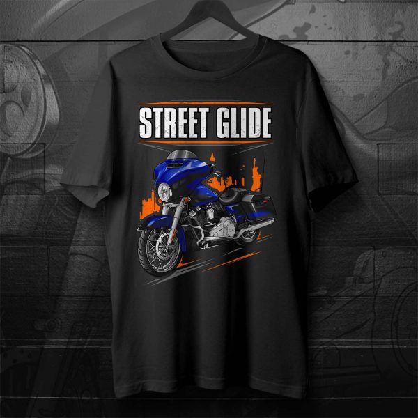 Harley-Davidson Street Glide CVO T-shirt 2017 Candy Cobalt & Indigo Merchandise & Clothing