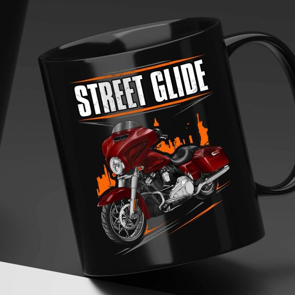 Harley-Davidson Street Glide Special Mug 2017 Hard Candy Hot Rod Red Flake Merchandise & Clothing