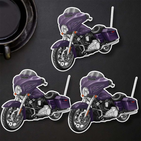 Harley-Davidson Street Glide Special Stickers 2017 Hard Candy Mystic Purple Flake Merchandise & Clothing