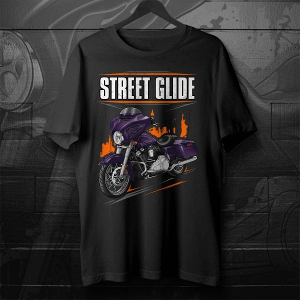 Harley-Davidson Street Glide Special T-shirt 2017 Hard Candy Mystic Purple Flake Merchandise & Clothing