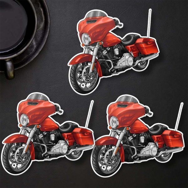 Harley-Davidson Street Glide Special Stickers 2017 Laguna Orange Merchandise & Clothing