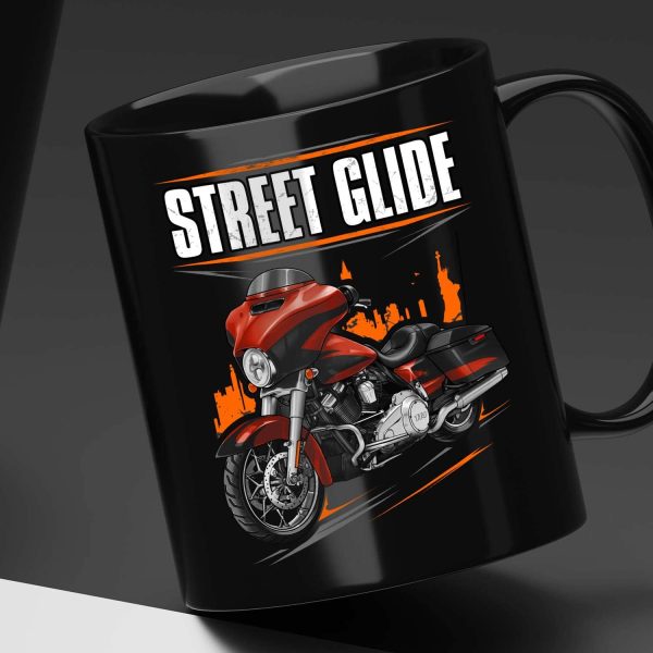 Harley-Davidson Street Glide CVO Mug 2017 Sunburst Orange & Starfire Black Merchandise & Clothing