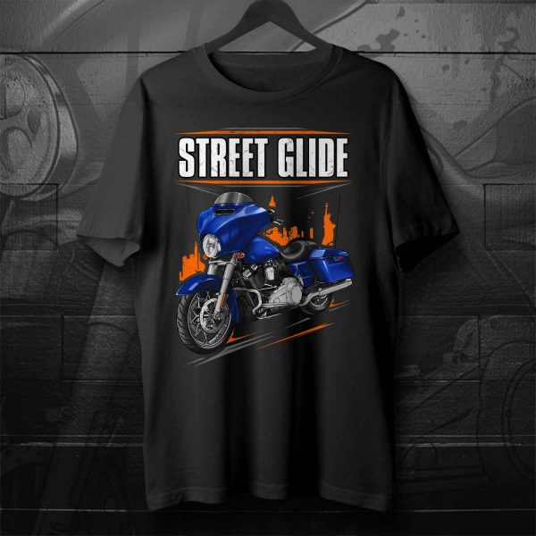 Harley-Davidson Street Glide Special T-shirt 2017 Superior Blue Merchandise & Clothing