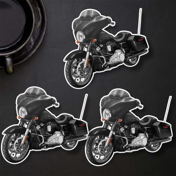 Harley-Davidson Street Glide Special Stickers 2017 Vivid Black Merchandise & Clothing