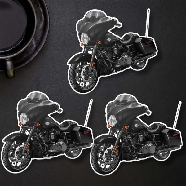 Harley-Davidson Street Glide Special Stickers 2018-2020 Vivid Black Merchandise & Clothing