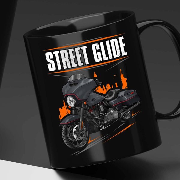 Harley-Davidson Street Glide CVO Mug 2018 Dark Alloy & Black Denim Merchandise & Clothing