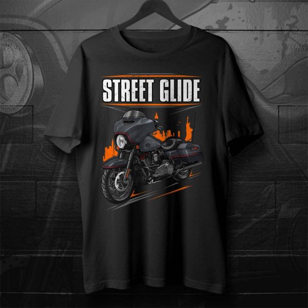 Harley-Davidson Street Glide CVO T-shirt 2018 Dark Alloy & Black Denim Merchandise & Clothing