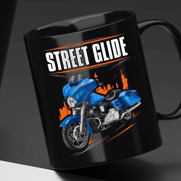 Harley-Davidson Street Glide Mug 2018 Electric Blue Clothing & Merchandise