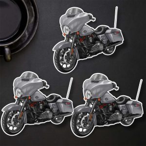 Harley-Davidson Street Glide CVO Stickers 2018 Gunship Gray Merchandise & Clothing