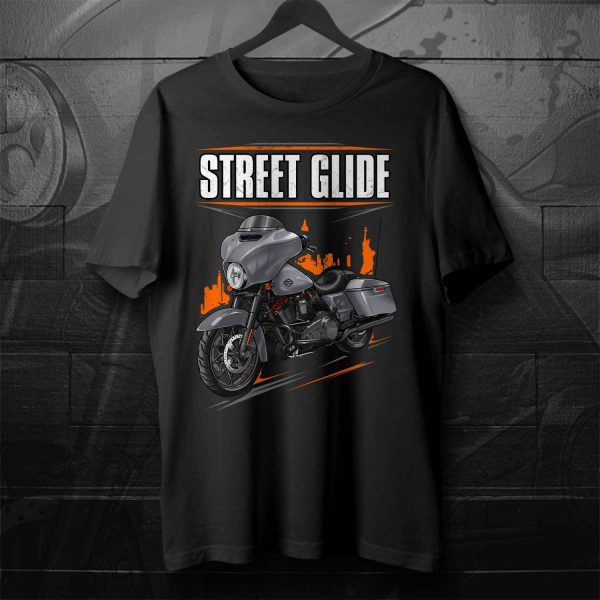 Harley-Davidson Street Glide CVO T-shirt 2018 Gunship Gray Merchandise & Clothing